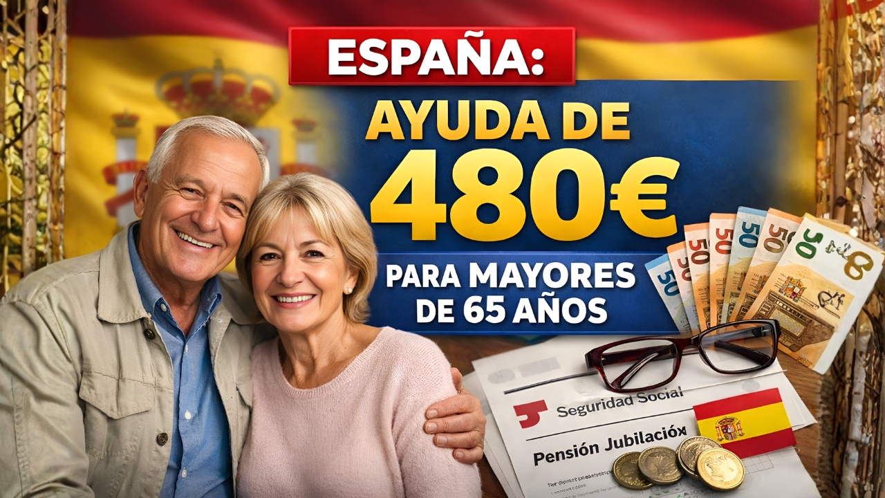España: Ayuda de 480€ para Mayores de 65 Años – Quién Puede Pedirla y Cuándo Pagan en Mayo 2026