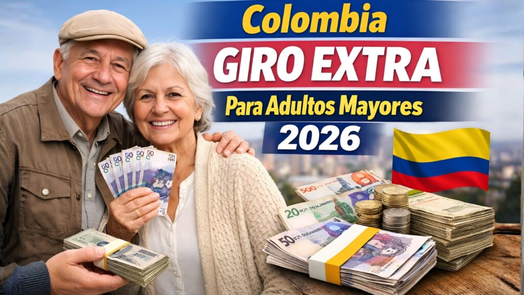 Colombia: Giro extra para adultos mayores 2026 – Beneficiarios y calendario