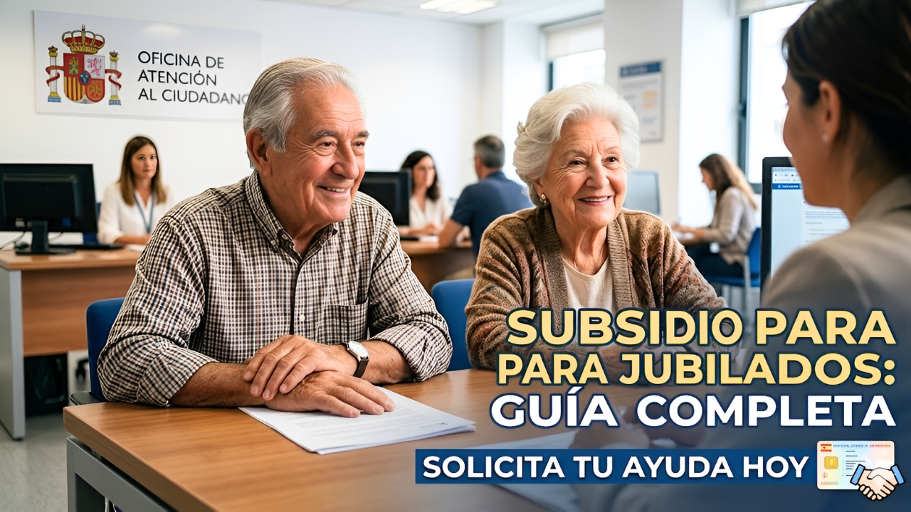 España: Subsidio para jubilados de hasta €900 – Quién califica, cómo solicitarlo y calendario de pagos 2026